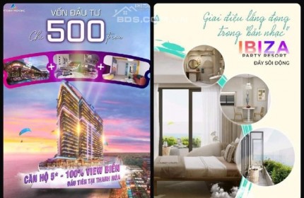 Flamingo Group đang cho ra mắt Căn hộ mặt biển Hải Tiến vốn ban đầu chỉ từ 500 triệu